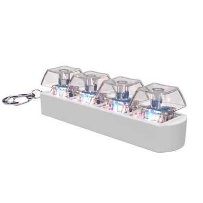 Keyboard Key Toy Party Stress Relief DIY Fidget Button Keycap Fidget Keychain Keyboard Keychain Toys Finger Keyboard Caps Toy